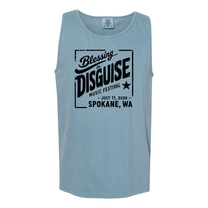 BID 2026 - Comfort Colors® Heavyweight Ring Spun Tank Top - ICE BLUE