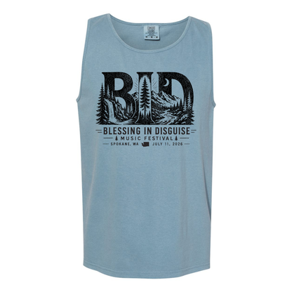 BID 2026 - Comfort Colors® Heavyweight Ring Spun Tank Top - ICE BLUE