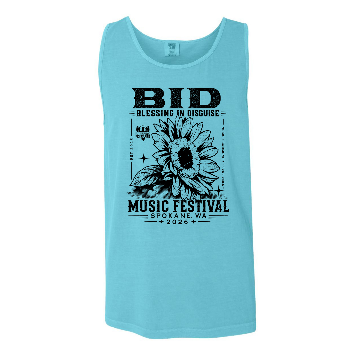 BID 2026 - Comfort Colors® Heavyweight Ring Spun Tank Top - LAGOON
