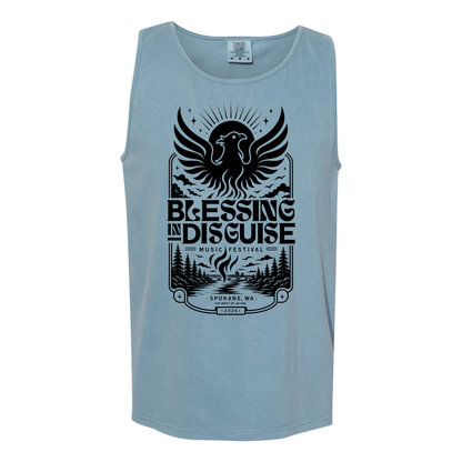 BID 2026 - Comfort Colors® Heavyweight Ring Spun Tank Top - ICE BLUE