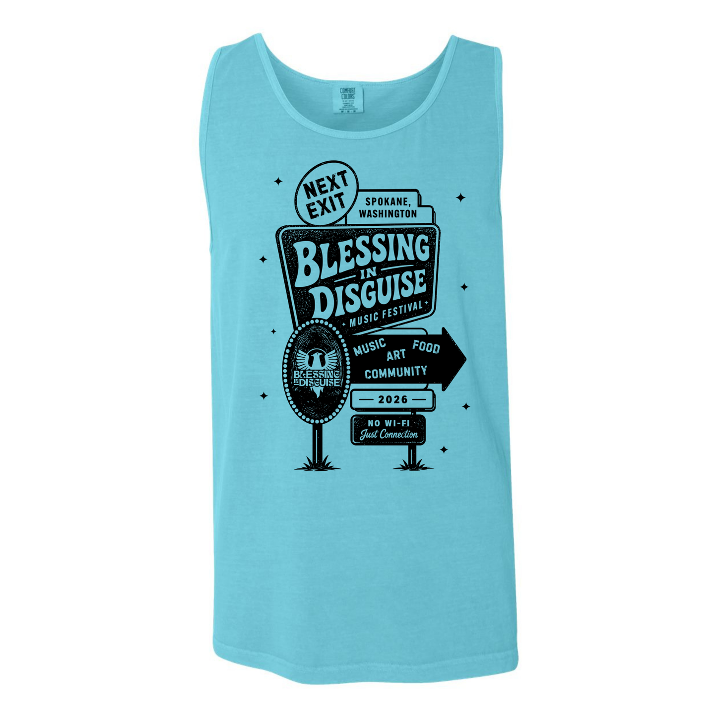 BID 2026 - Comfort Colors® Heavyweight Ring Spun Tank Top - LAGOON