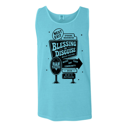 BID 2026 - Comfort Colors® Heavyweight Ring Spun Tank Top - LAGOON