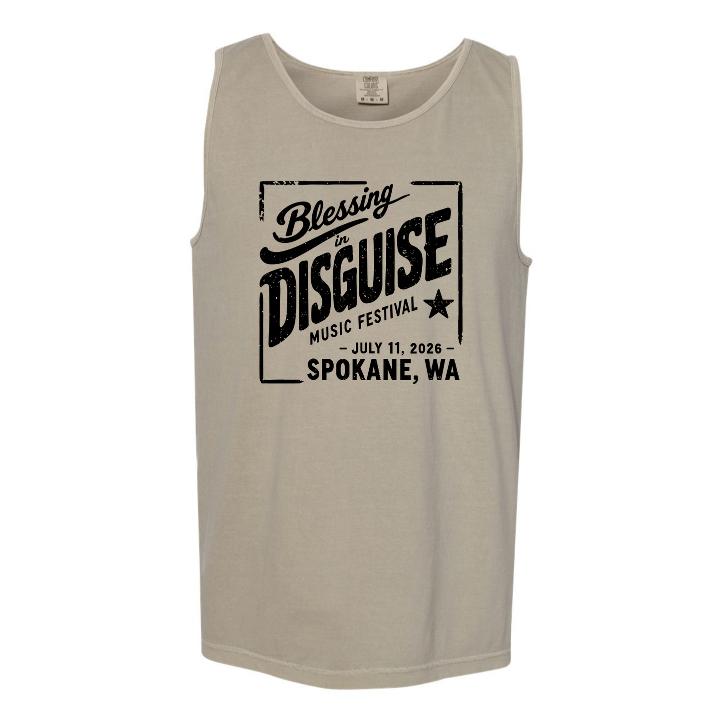BID 2026 - Comfort Colors® Heavyweight Ring Spun Tank Top - SANDSTONE