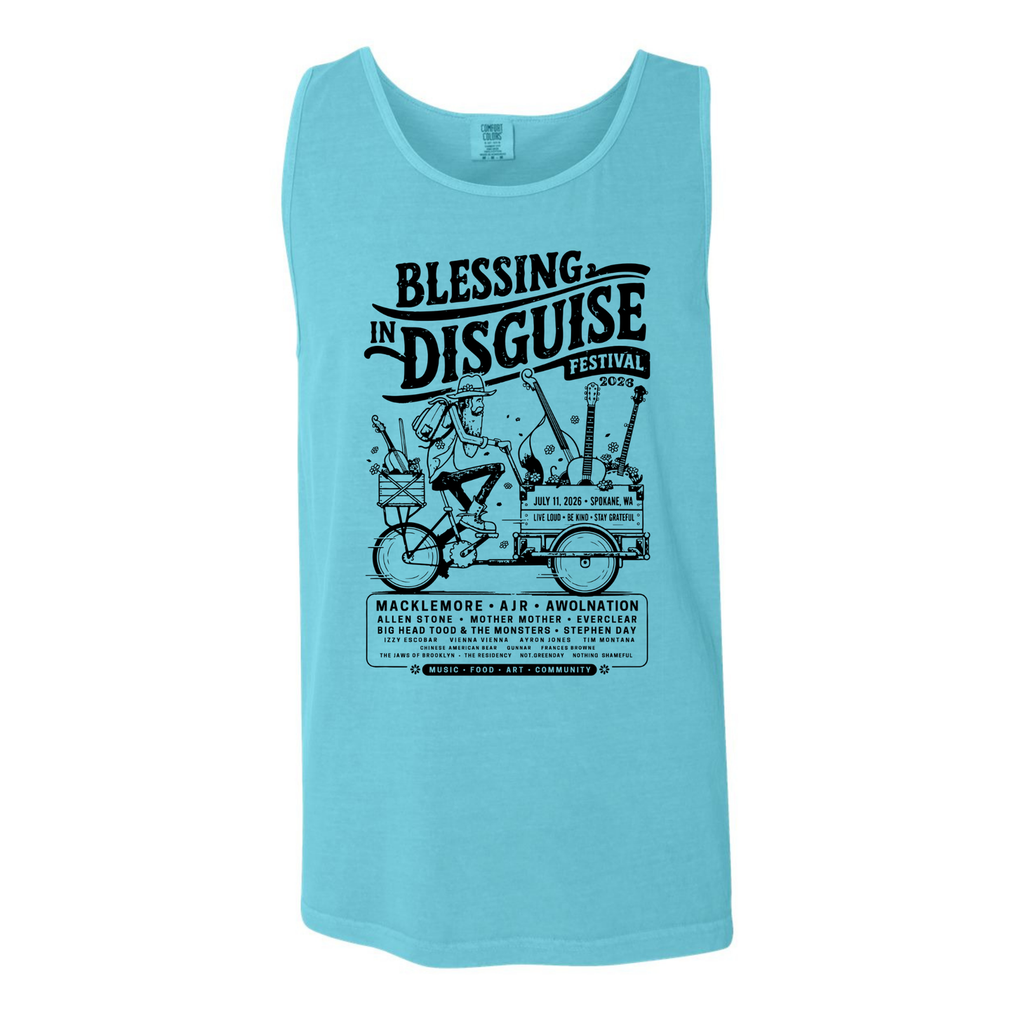 BID 2026 - Comfort Colors® Heavyweight Ring Spun Tank Top - LAGOON