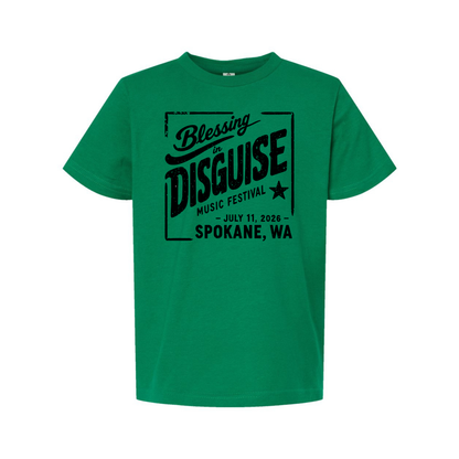 BID 2026 - YOUTH - Tultex Fine Jersey T-shirt - GREEN