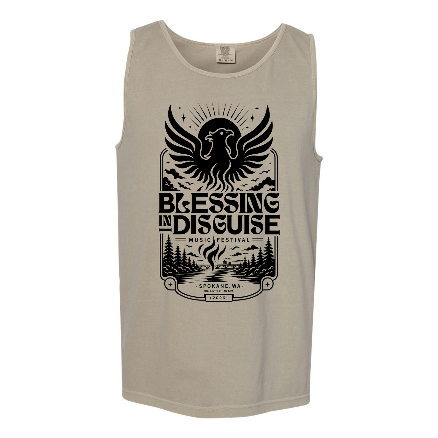 BID 2026 - Comfort Colors® Heavyweight Ring Spun Tank Top - SANDSTONE