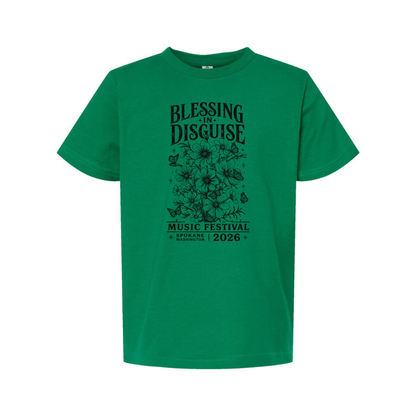 BID 2026 - YOUTH - Tultex Fine Jersey T-shirt - GREEN