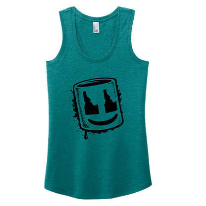 BMF 2026 - District® Women’s Perfect Tri® Racerback Tank - HEATHERED TEAL