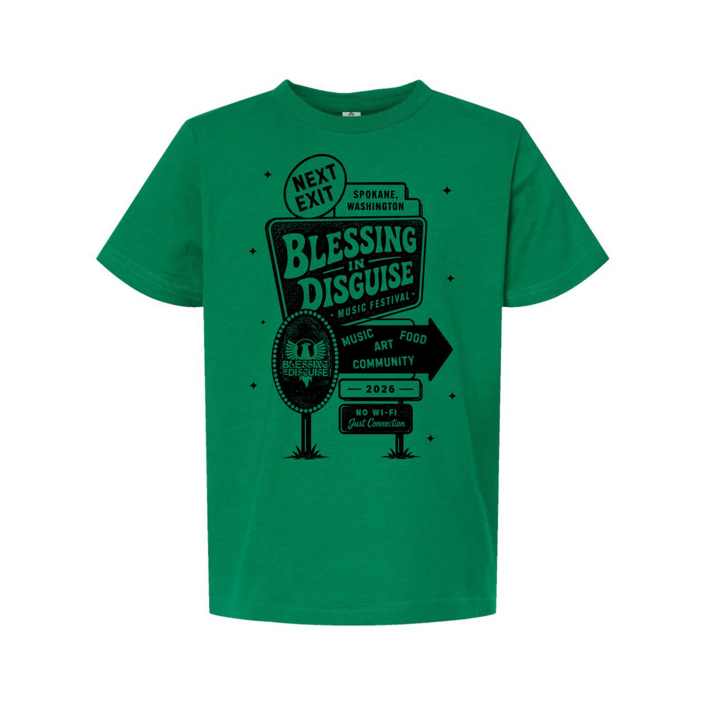 BID 2026 - YOUTH - Tultex Fine Jersey T-shirt - GREEN