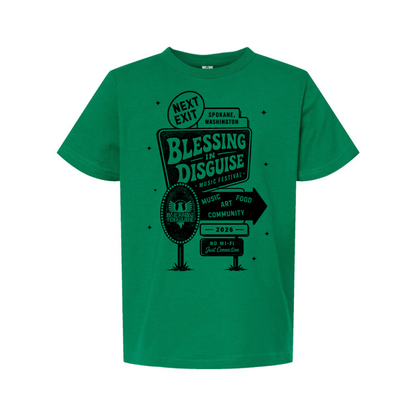 BID 2026 - YOUTH - Tultex Fine Jersey T-shirt - GREEN
