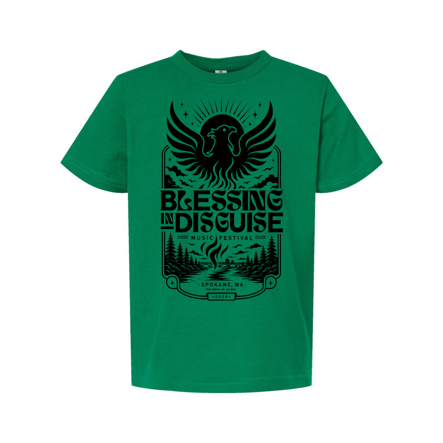 BID 2026 - YOUTH - Tultex Fine Jersey T-shirt - GREEN