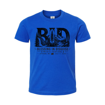 BID 2026 - YOUTH - Tultex Fine Jersey T-shirt - BLUE