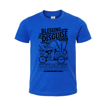 BID 2026 - YOUTH - Tultex Fine Jersey T-shirt - BLUE