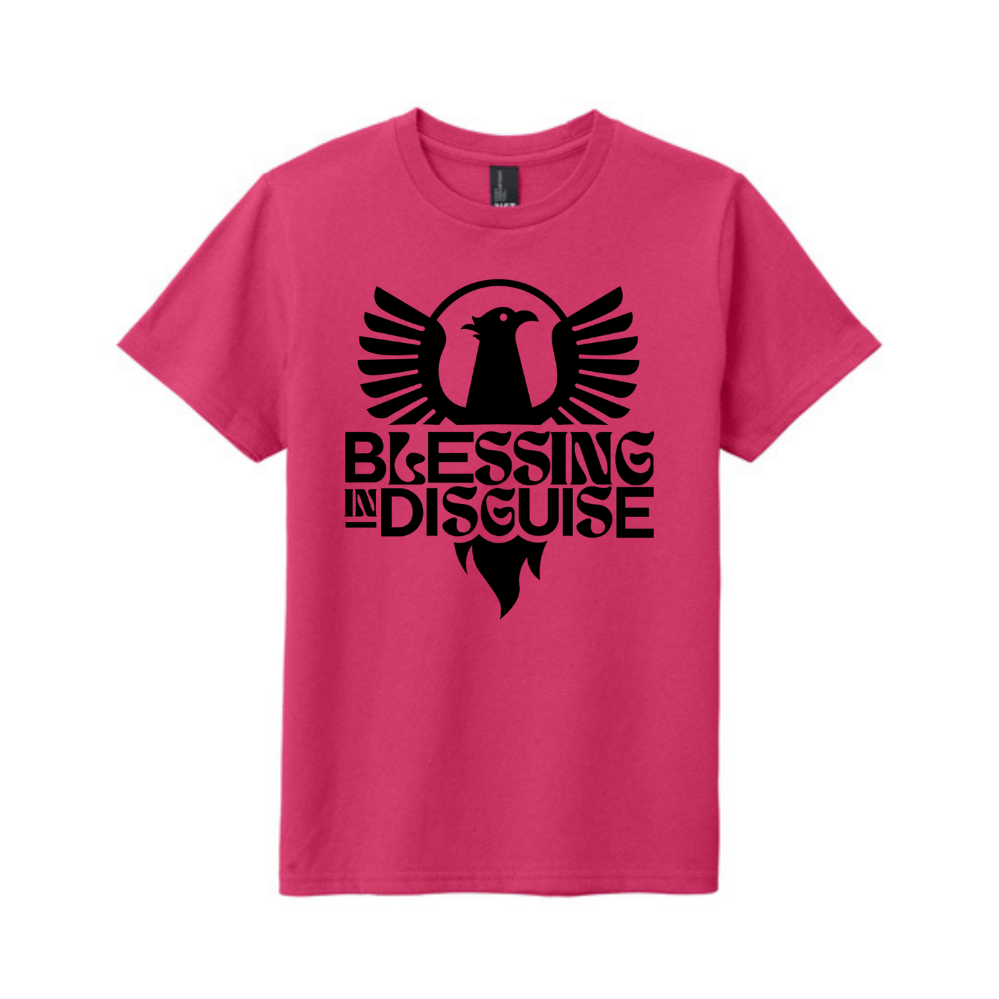 BID 2026 - YOUTH - Tultex Fine Jersey T-shirt - PINK