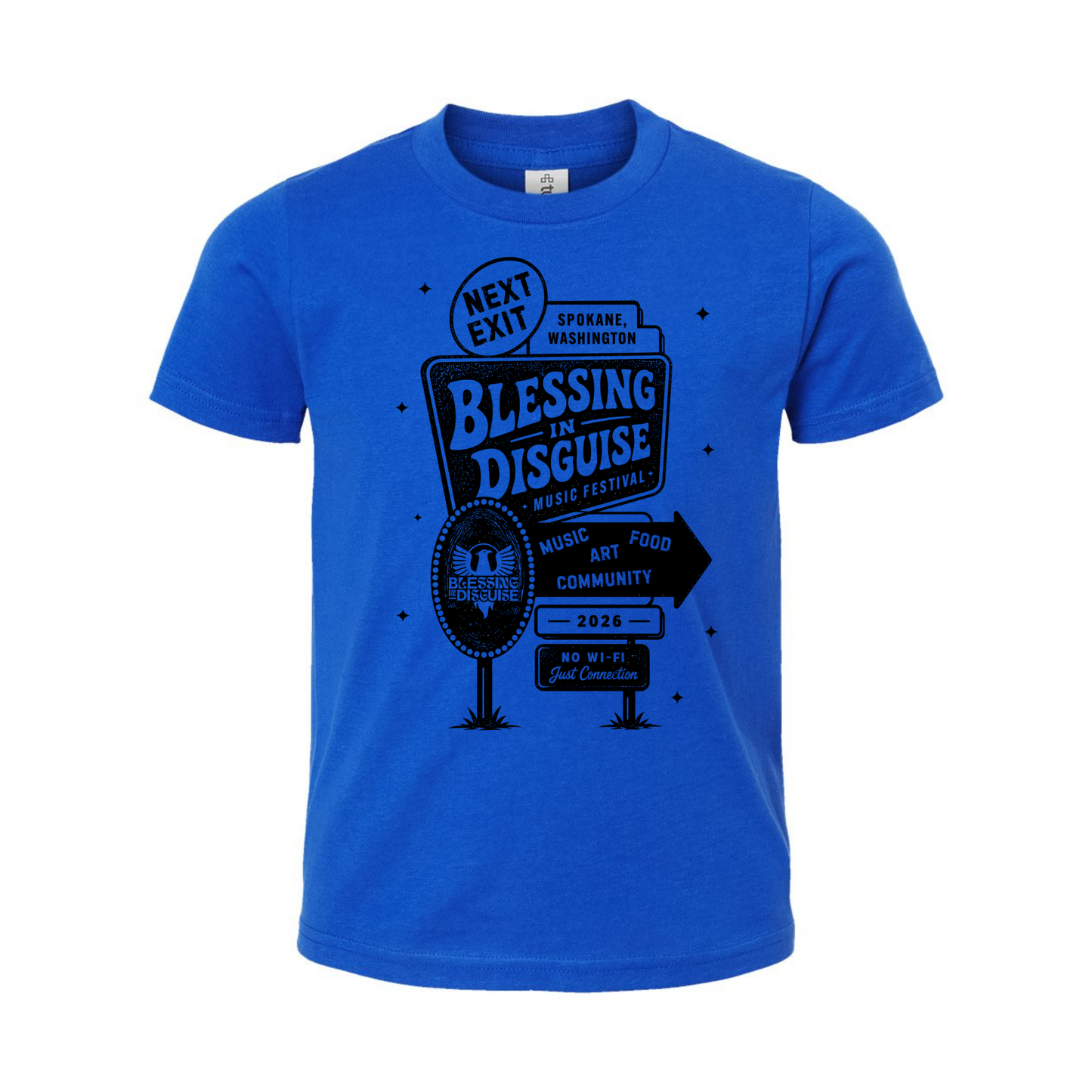 BID 2026 - YOUTH - Tultex Fine Jersey T-shirt - BLUE