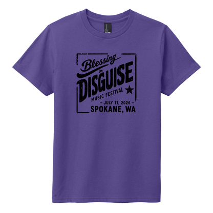 BID 2026 - YOUTH - Tultex Fine Jersey T-shirt - PURPLE