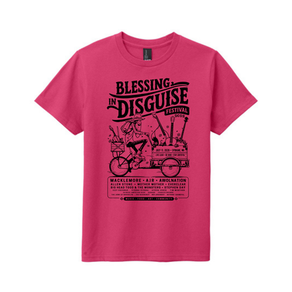 BID 2026 - YOUTH - Tultex Fine Jersey T-shirt - PINK