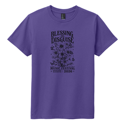 BID 2026 - YOUTH - Tultex Fine Jersey T-shirt - PURPLE