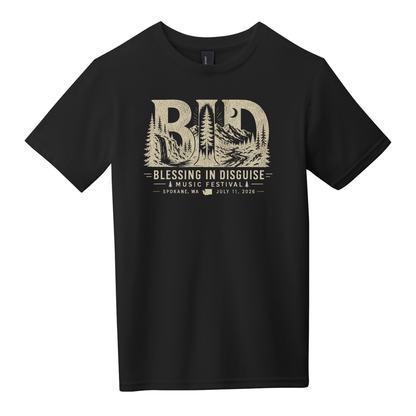 BID 2026 - YOUTH - Tultex Fine Jersey T-shirt - BLACK