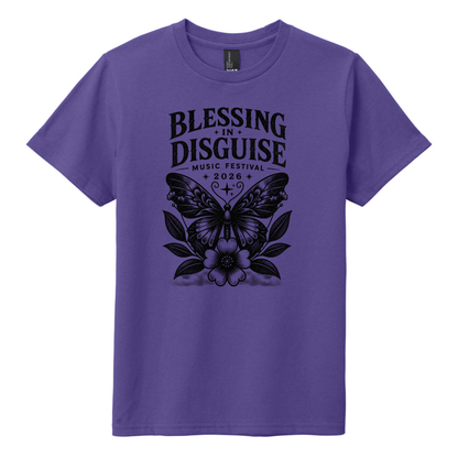 BID 2026 - YOUTH - Tultex Fine Jersey T-shirt - PURPLE