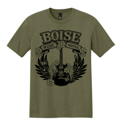 BMF 2026 - District® Perfect Tri® Tee - MILITARY GREEN FROST