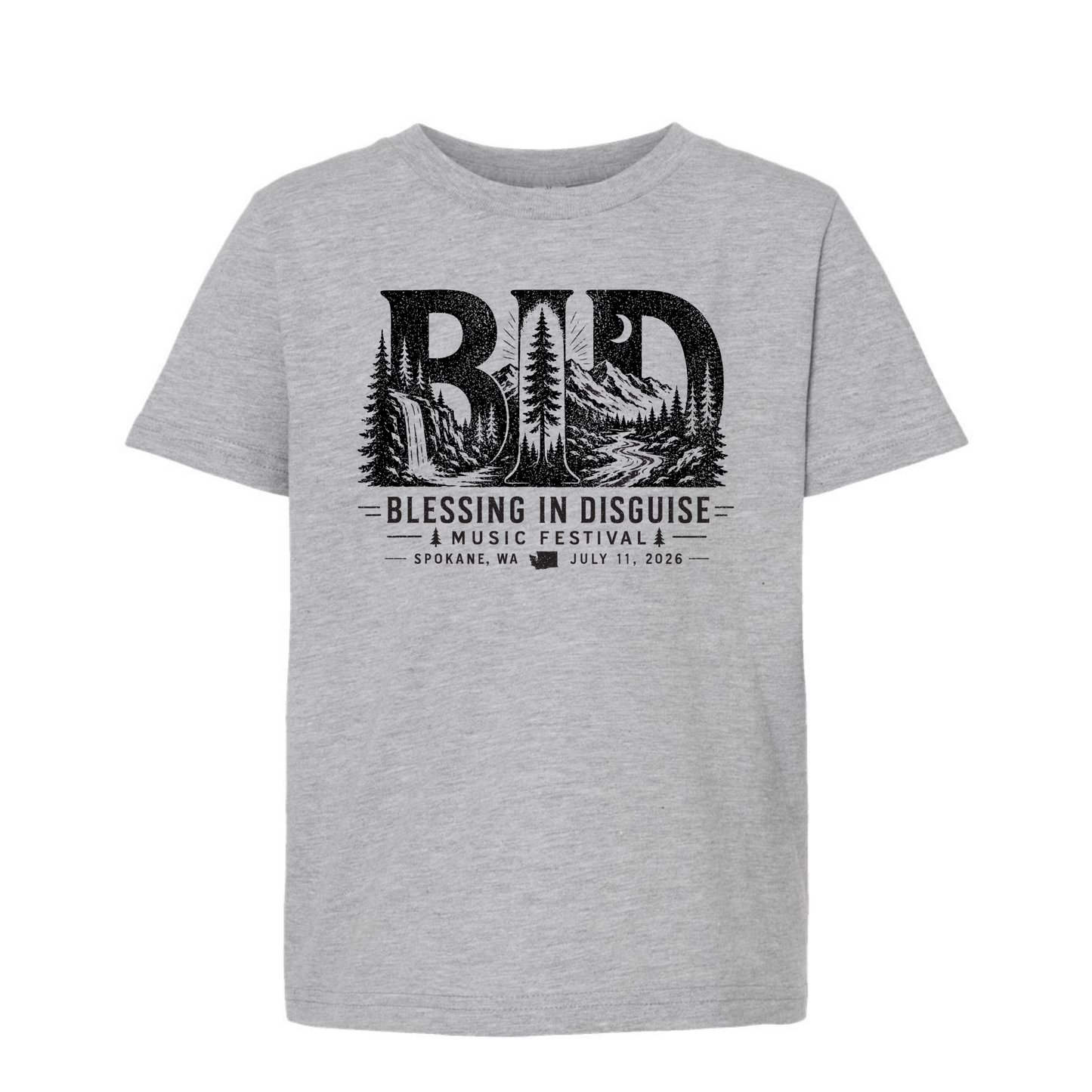 BID 2026 - YOUTH - Tultex Fine Jersey T-shirt - GREY