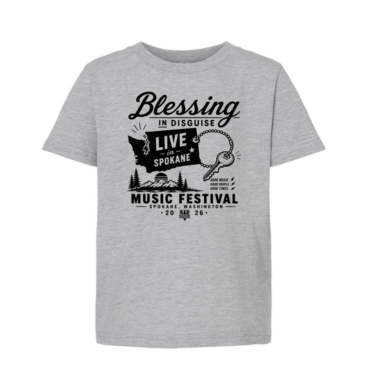 BID 2026 - YOUTH - Tultex Fine Jersey T-shirt - GREY
