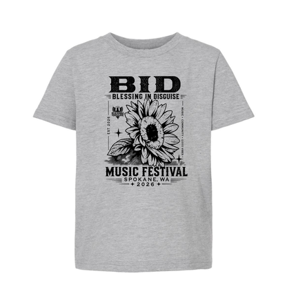 BID 2026 - YOUTH - Tultex Fine Jersey T-shirt - GREY