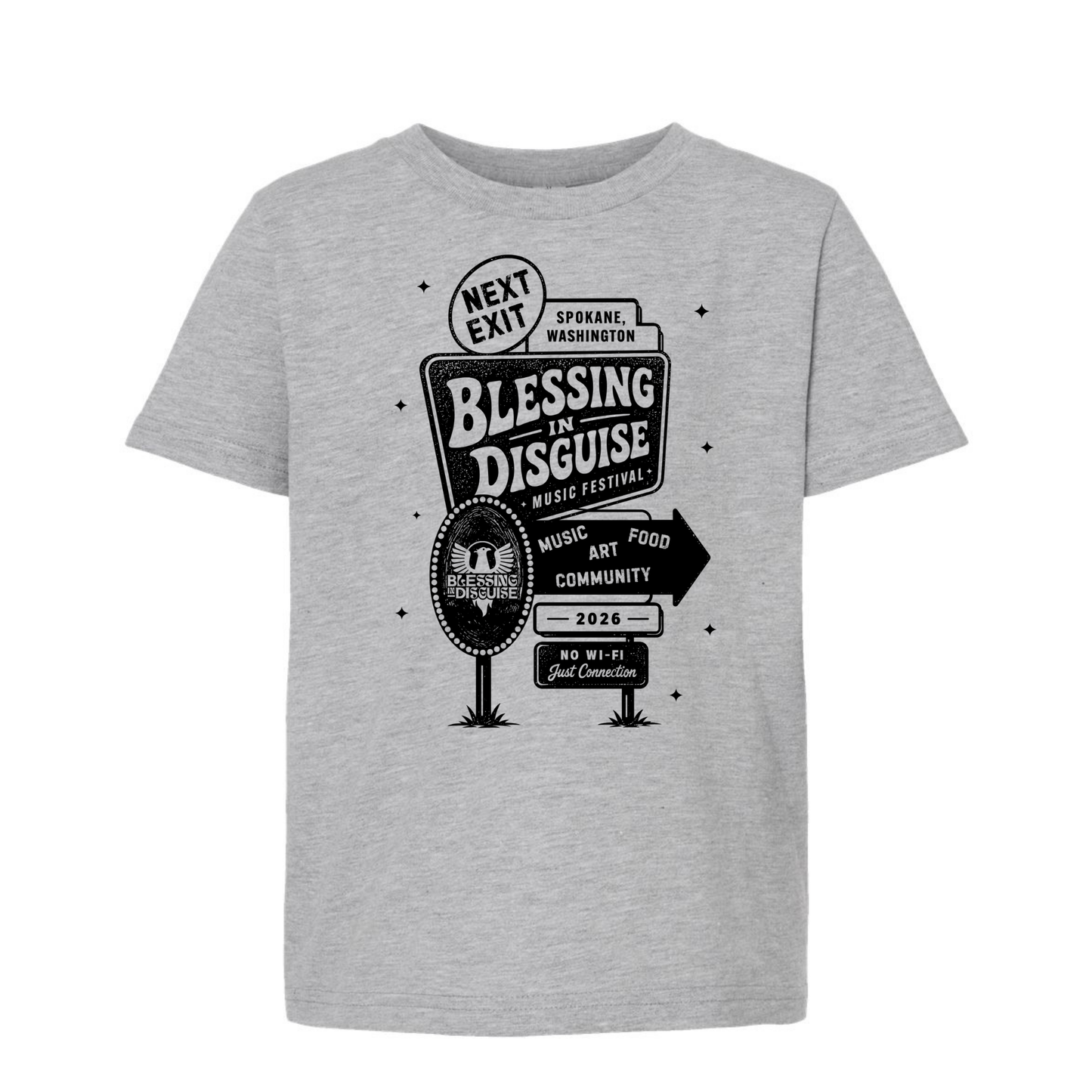 BID 2026 - YOUTH - Tultex Fine Jersey T-shirt - GREY
