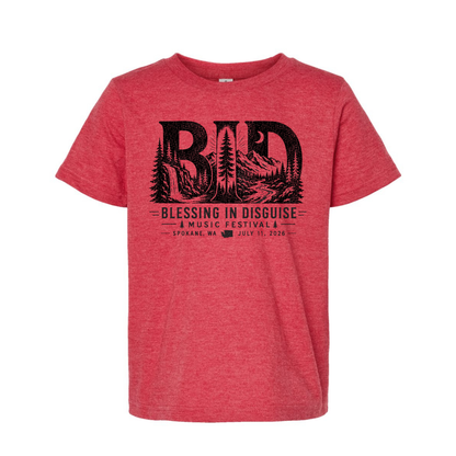 BID 2026 - YOUTH - Tultex Fine Jersey T-shirt - RED