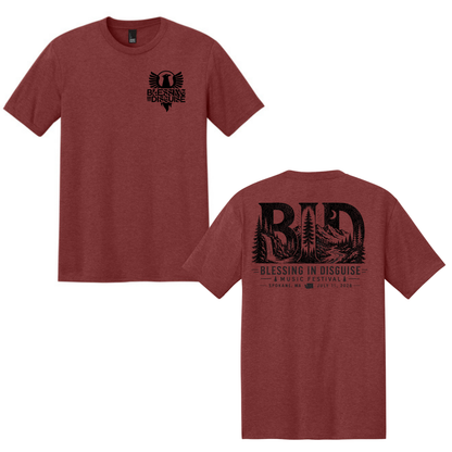BID 2026 - District® Perfect Tri® Tee - RUSSET HEATHER