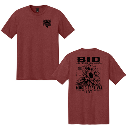 BID 2026 - District® Perfect Tri® Tee - RUSSET HEATHER