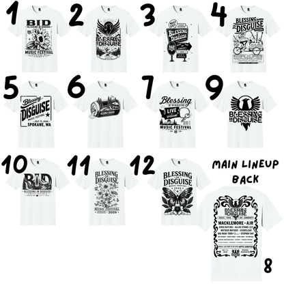 Poster Lineup Tee - BID 2026