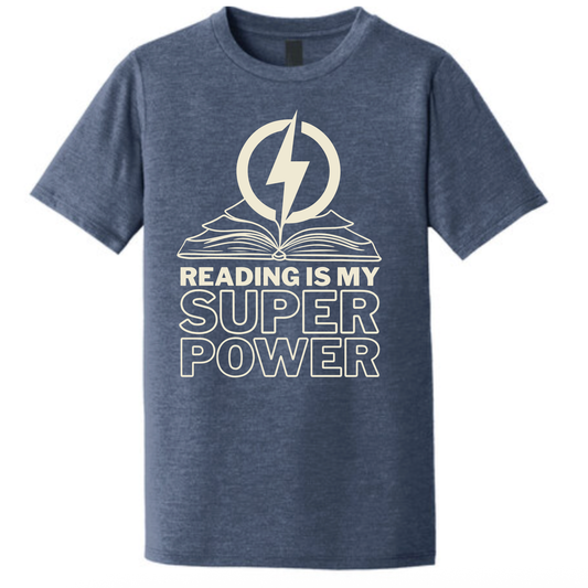 YOUTH District® Perfect Tri® Tee - HEATHERED NAVY