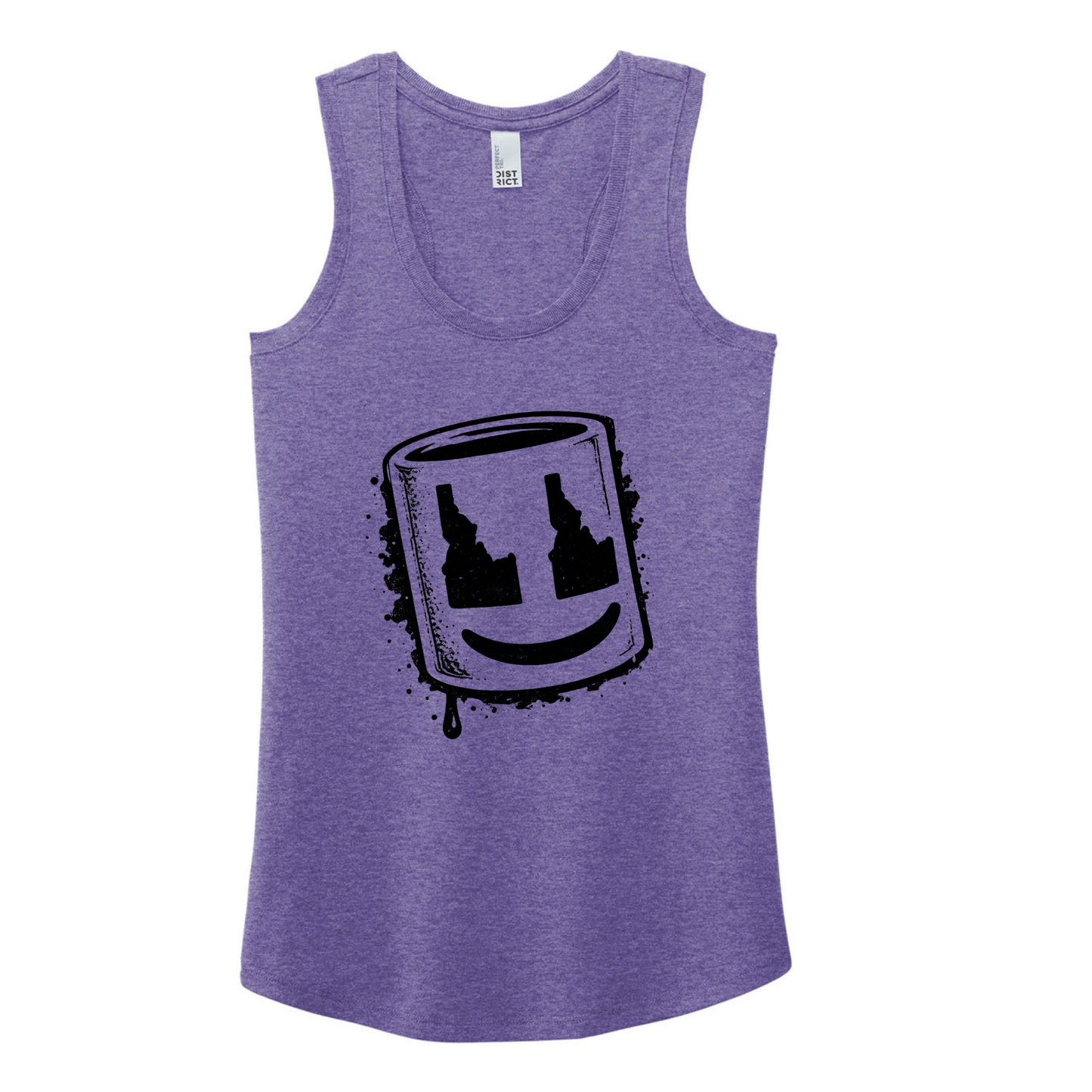 BMF 2026 - District® Women’s Perfect Tri® Racerback Tank - PURPLE FROST