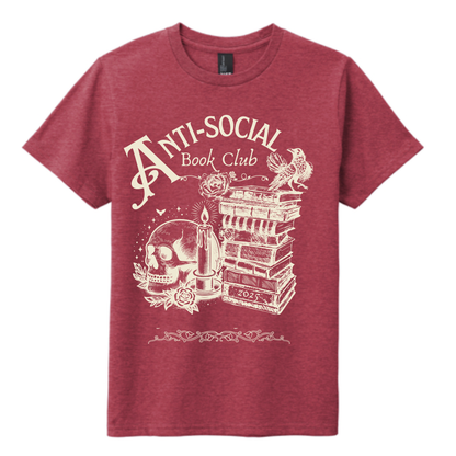 YOUTH District® Perfect Tri® Tee - HEATHER CARDINAL