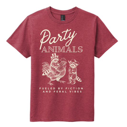 YOUTH District® Perfect Tri® Tee - HEATHER CARDINAL