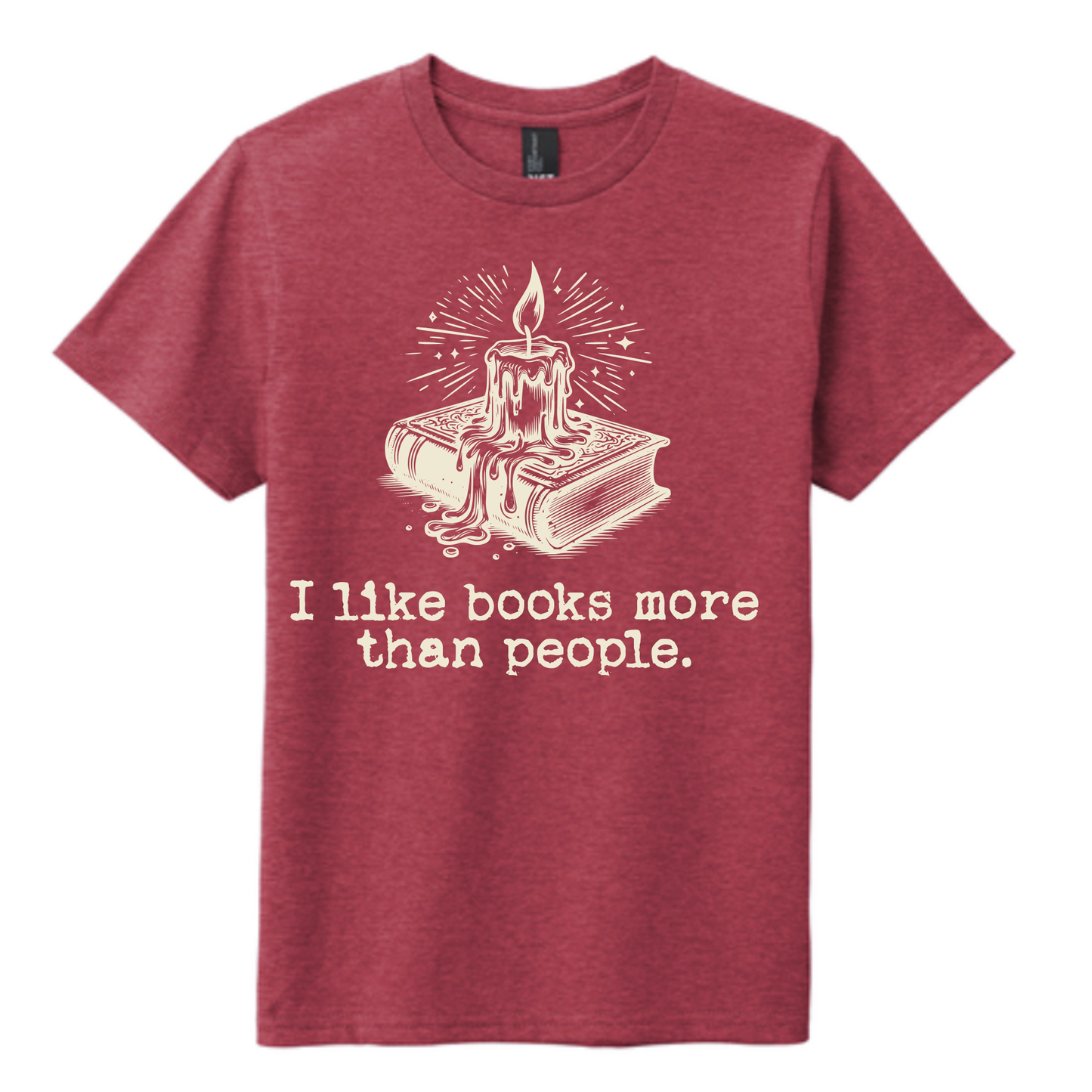 YOUTH District® Perfect Tri® Tee - HEATHER CARDINAL