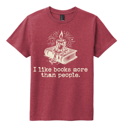 YOUTH District® Perfect Tri® Tee - HEATHER CARDINAL