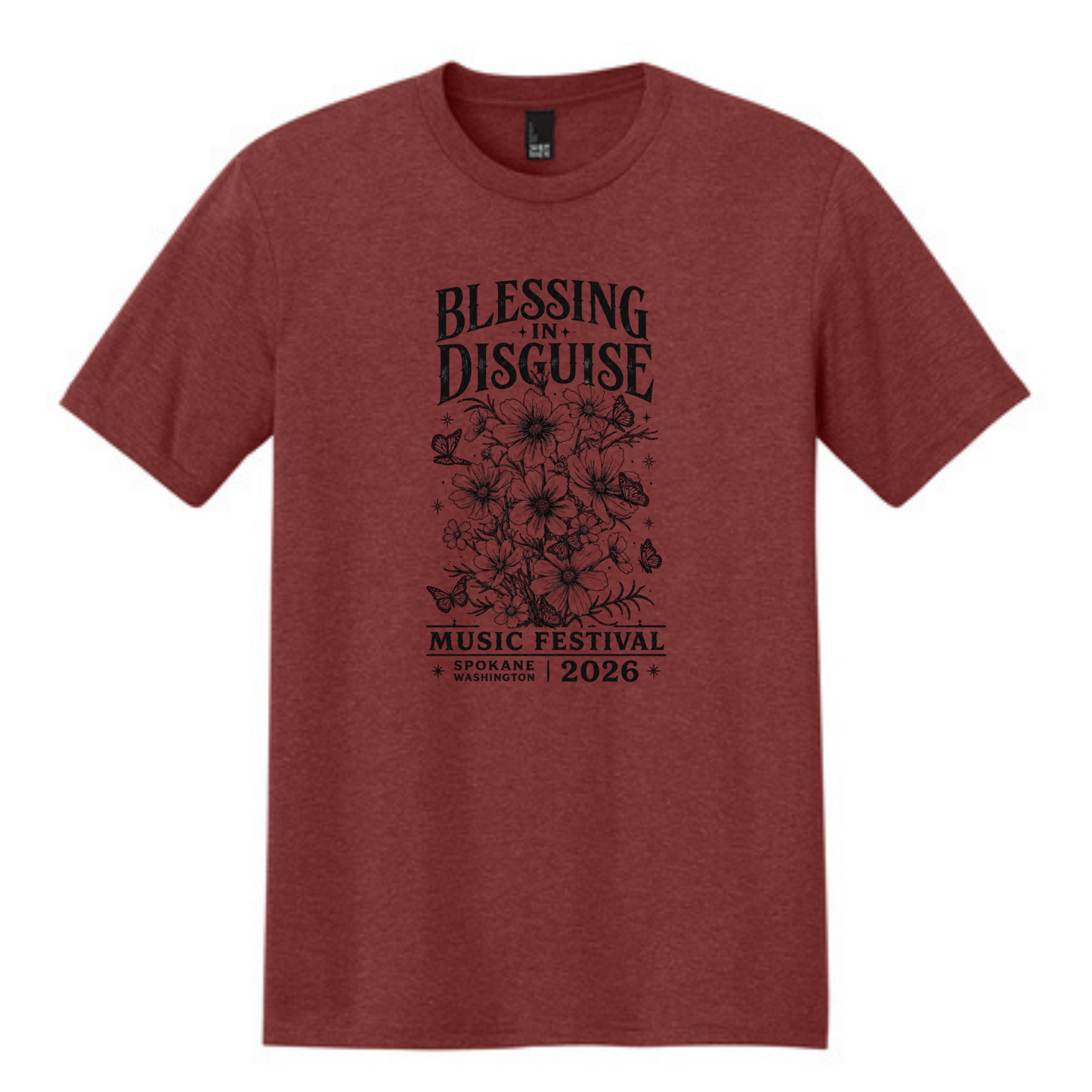 BID 2026 - District® Perfect Tri® Tee - RUSSET HEATHER