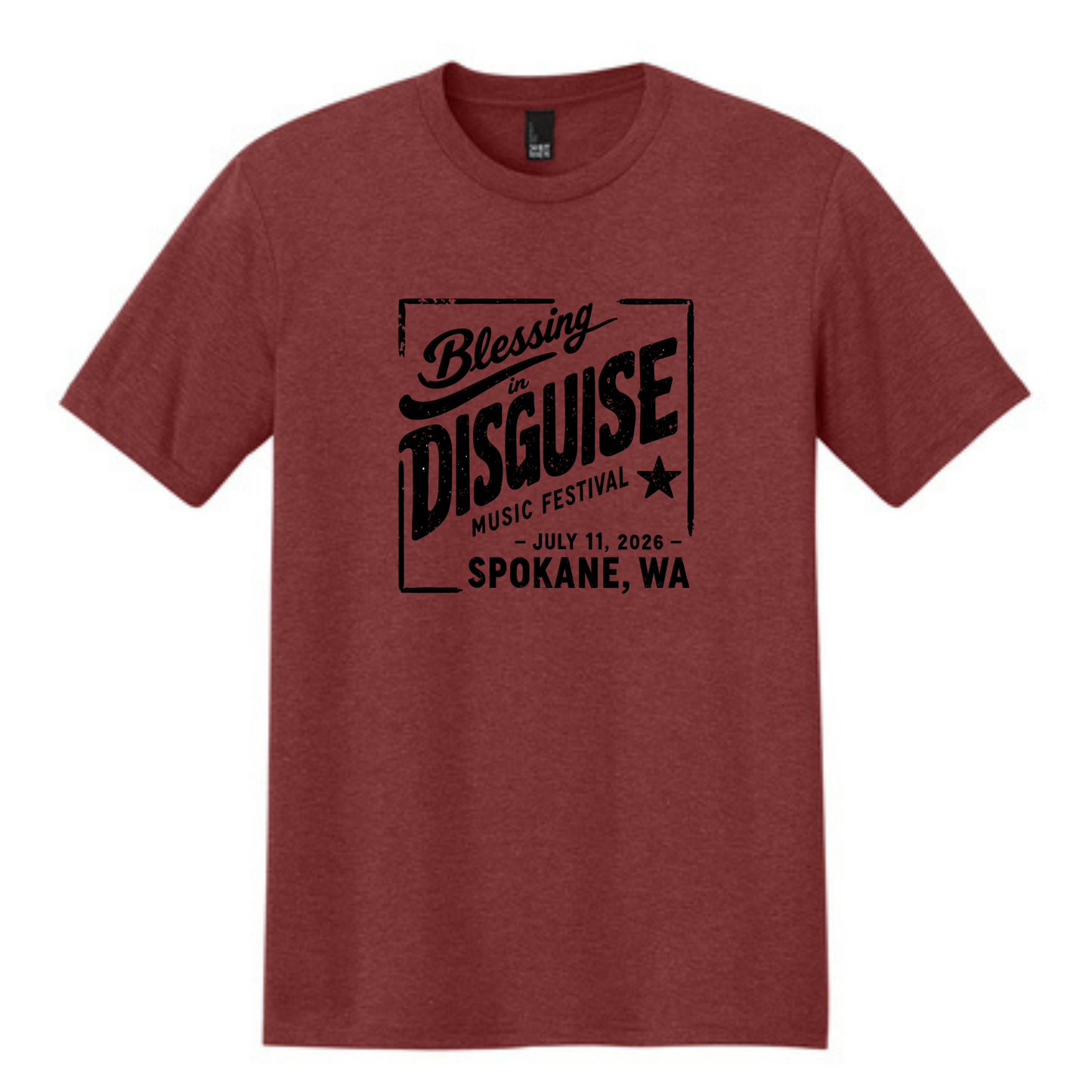 BID 2026 - District® Perfect Tri® Tee - RUSSET HEATHER
