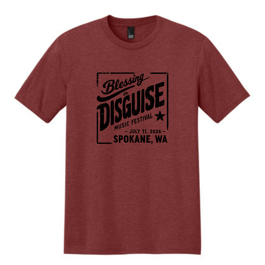 BID 2026 - District® Perfect Tri® Tee - RUSSET HEATHER