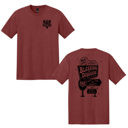 BID 2026 - District® Perfect Tri® Tee - RUSSET HEATHER