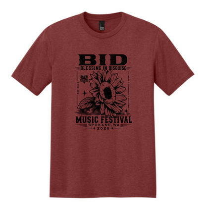 BID 2026 - District® Perfect Tri® Tee - RUSSET HEATHER