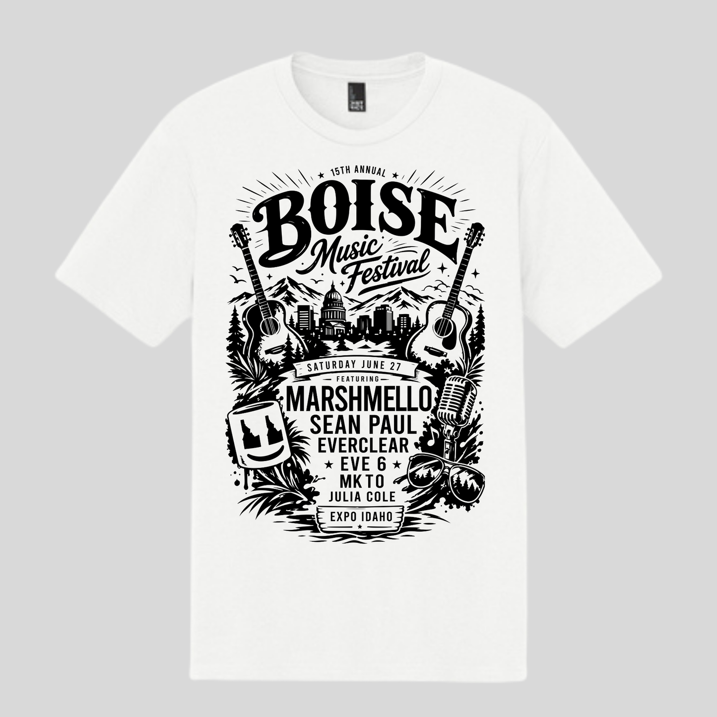 BMF 2026 - District® Perfect Tri® Tee - NATURAL