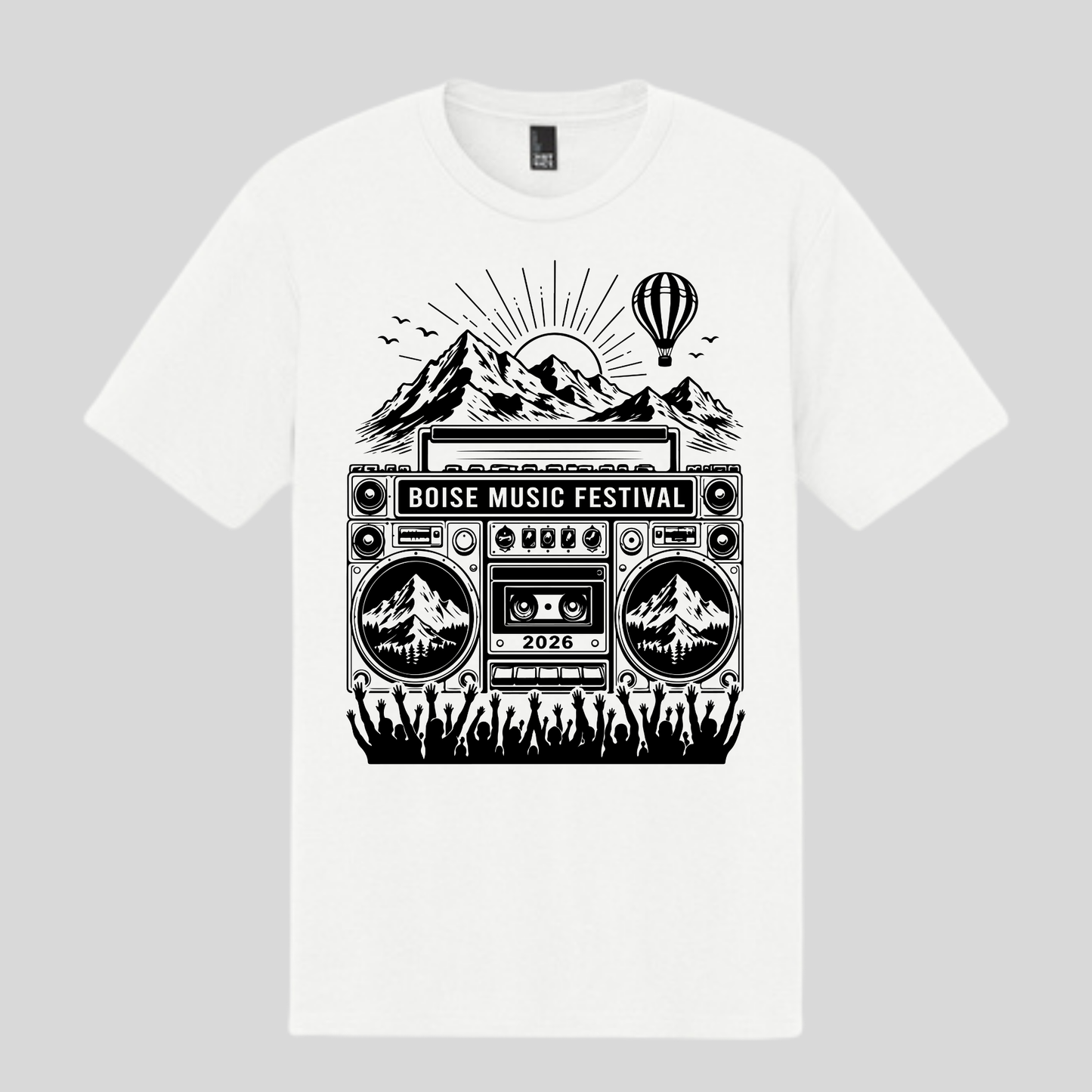 BMF 2026 - District® Perfect Tri® Tee - NATURAL
