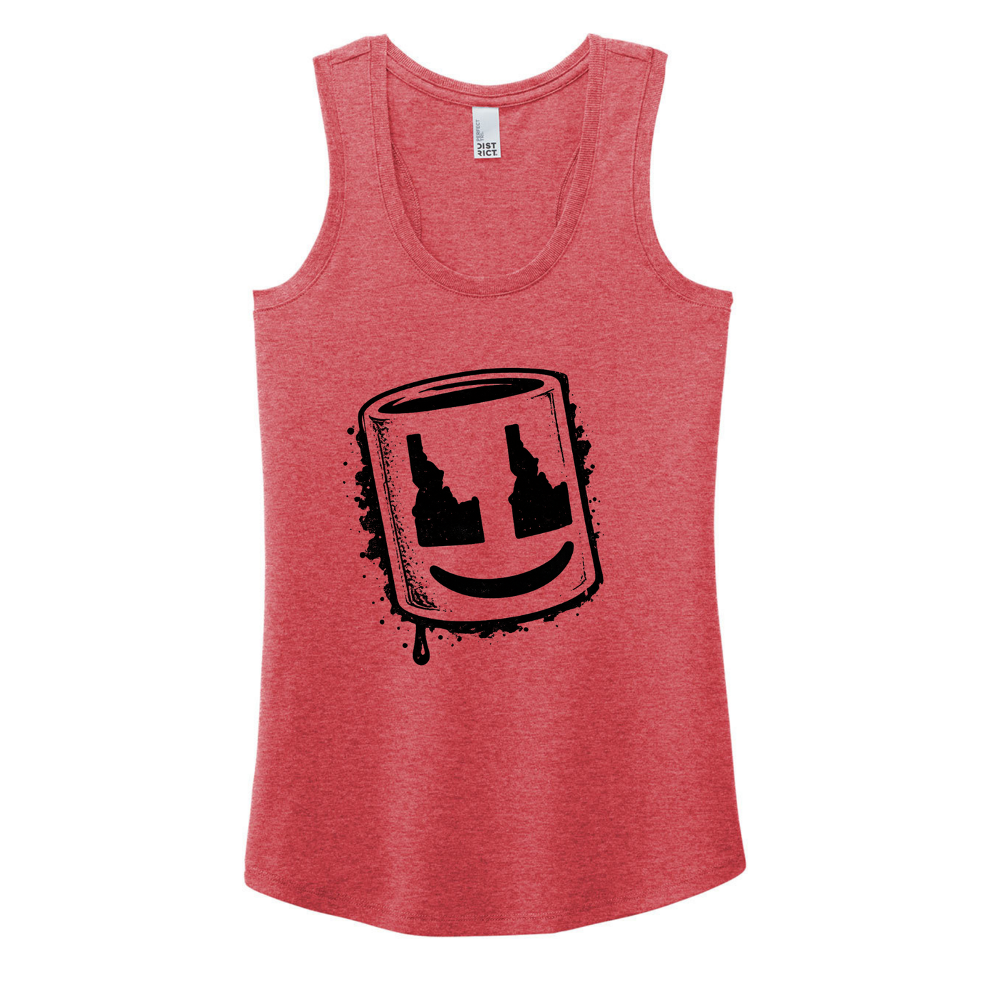 BMF 2026 - District® Women’s Perfect Tri® Racerback Tank - RED FROST