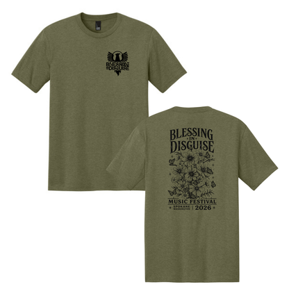 BID 2026 - District® Perfect Tri® Tee - MILITARY GREEN FROST