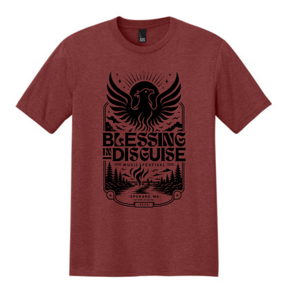 BID 2026 - District® Perfect Tri® Tee - RUSSET HEATHER