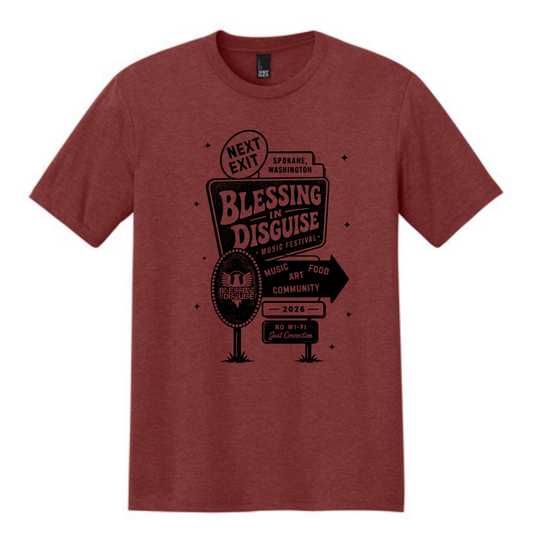 BID 2026 - District® Perfect Tri® Tee - RUSSET HEATHER